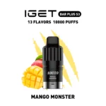 IGET BAR PLUS S3 Pod 10000 Puffs - Image 8