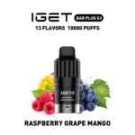 IGET BAR PLUS S3 Pod 10000 Puffs - Image 5