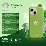 🎁 Humo iPhone 15 Case 30000 Puffs (Free Gift)